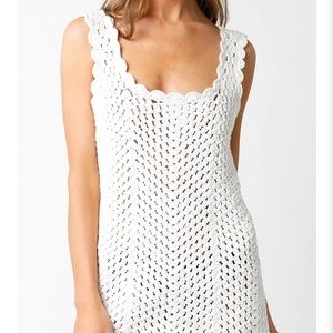 The Pant Store Crochet mini dress and pool coverup